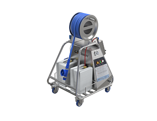 Мобильный пенный пост MPP-2A/20/PCB с насосом, компрессором и катушкой