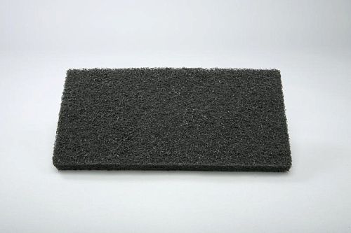 Губка для пола 250х120 очень жесткая, черный