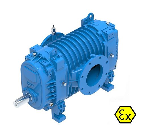 Ротор-компрессор JUROP CTH 180 ATEX, левое вращение, гладкий вал