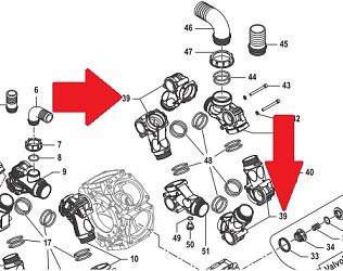 Всасывающий корпус насоса BPS300