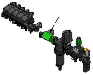 Узел управления 5 секций GSMSTF/DRIVER PLUS 5V SEPARATO; раходомер электромагнитный