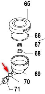 Кольцо 2х16 насоса BPS