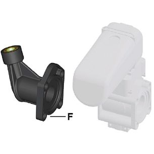 Фитинг 1/4"(F); держатель манометра