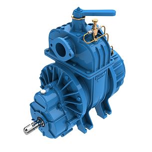 Насос вакуумный лопастной JUROP PN 45, 1000 об/мин, левое вращение, ручной клапан