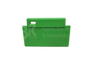 Скребок эргономичный полипропиленовый - 200 х 125 мм., зеленый