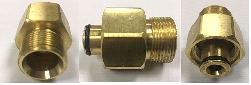 Переходник для Karcher M22x1.5 ш./Karcher EASY-LOCK г. латунь №6 (4.111-034.0)