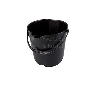 Ведро 15 литров полипропилен, черный