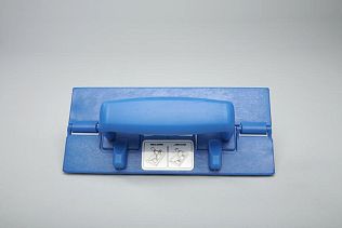 Держатель для абразивной губки, ручной, 230х100мм, синий