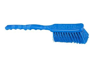 Щётка широкая с длинной ручкой – средней жёсткости 410х55 мм., синий