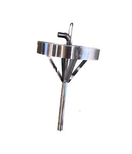 Держатель очистителя подвесной нерж. вход 1/2 г. выход 3/4 ш. для кубовый емкостей