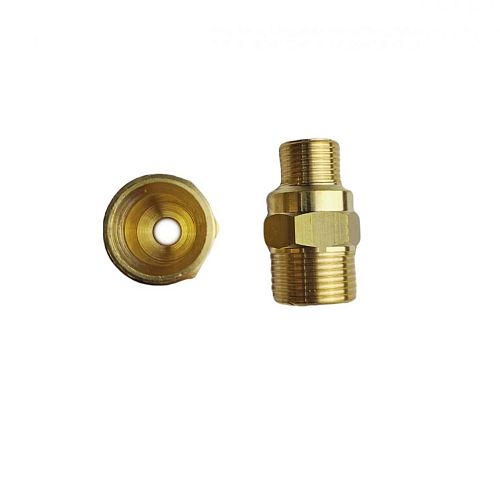 Переходник штуцер М22х1,5; штуцер 3/8" (удлиненный)