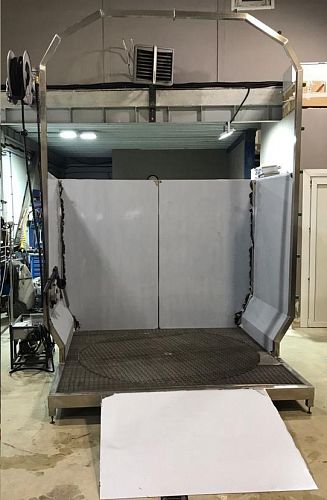 Пост для мойки IBC емкостей нерж.