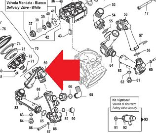 Всасывающий корпус насоса BP135