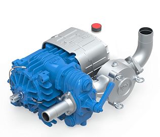 Насос вакуумный JUROP RVC 210, левое вращение, ручной клапан