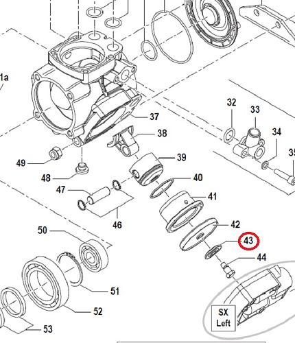 Шайба насоса APS31- APS41 (замена арт.0602003300С)