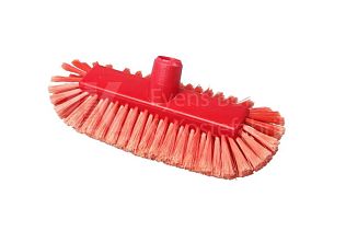 Щётка моющая (с подачей воды) - мягкая 290х130 мм., красный