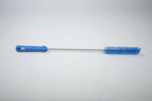Ерш для чистки труб/бутылок средней жесткости, полиэстер - 40х150х500 мм., синий