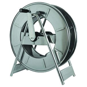 Ручная усиленная катушка RAMEX 50м. 1/2" (нерж.) 1/2"ш.1/2"ш. 200 бар напольный