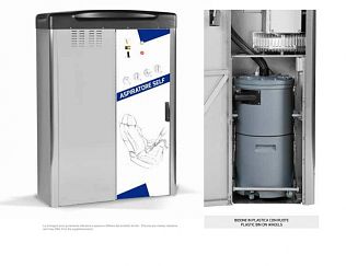 Пылесос самообслуживания 2 x 2,2 кВт- 400 В с классическим фильтром на 2 оператора