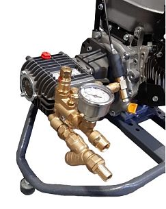 Мойка Комета 15/250 EWD-K с бензиновым двигателем 15 л.с. на тележке нерж