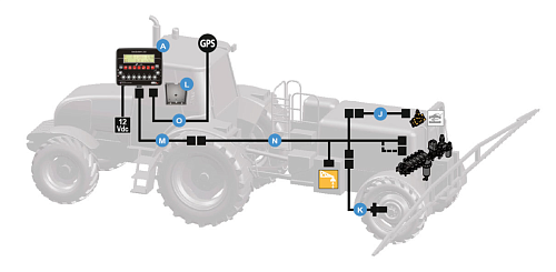Система контроля равномерного внесения GeoSystem 240 CS GPS-5 Секций
