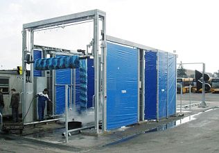 Автоматическая моечная установка LFO 554 , 5 щеток , моечная высота 5.71 метра