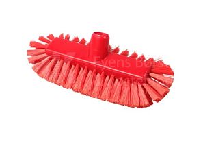 Щетка полукруглая с расщепленными концами (без водоподачи) - мягкая 290х130 мм, красный