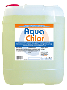 Щелочное не пенное моющее средство с хлором Aqua Chlor- 10л 