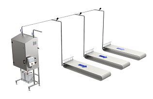 KES-225/20 Установка автоматической мойки конвейерных линий (KES-90/20)