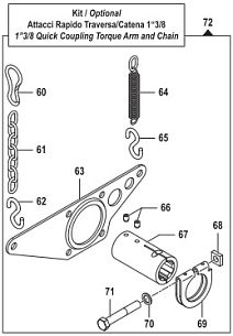 БРС муфта для ВОМ насоса BP 20