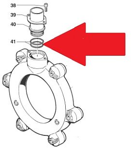 Кольцо 3,53X39.69 насоса BP205/235/280