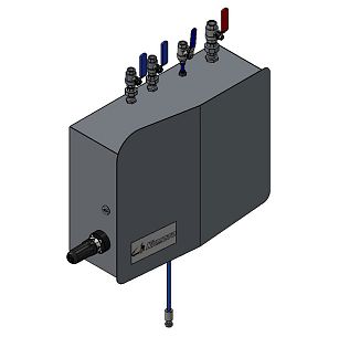 Сателлитная пенная станция с пневмопереключением SPS-3AP PF/PF/F 15-40 бар