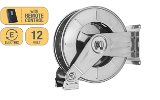 Барабан с электроприводом 12 В для рук. дл.35м. 1/2" 600 бар (пульт упр.)
