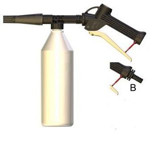 Пенная насадка LS 1 низкого давления с пистолетом 