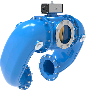 Всасывающая группа HELIX 1500 c 4-ходовым клапаном и пневмоуправлением без фильтра