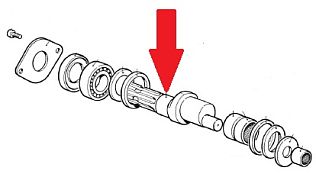 Коленвал насоса BP125