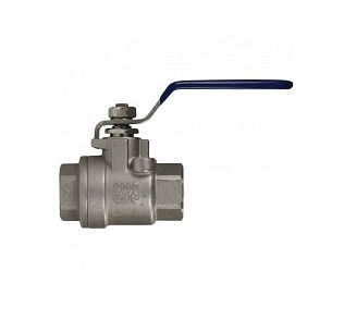 Кран 2-х ходовой нерж. сталь 140 бар; 80 гр; 1/2"г-г 