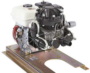 Насос мембранный Comet серия P48 (52,6 л/мин; 30 бар) с бенз. дв. Honda GX160