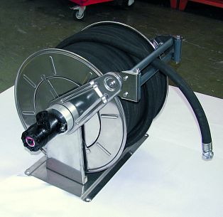 Барабан с гидроприводом для рук. дл.100м 3/4" 60м 1" (окр.) 1"ш.1"г. 200 бар