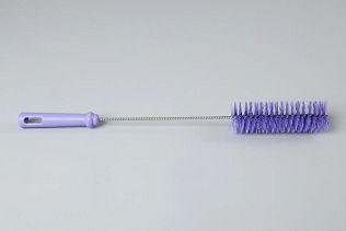 Ерш для чистки труб/бутылок средней жесткости, полиэстер - 50х150х500 мм., фиолетовый