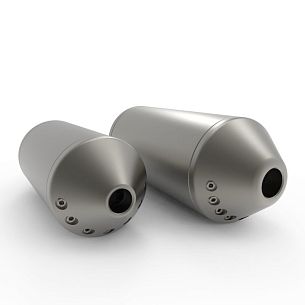 Natisone, донная форсунка  1'' г. с керамическими вставками  M10x1