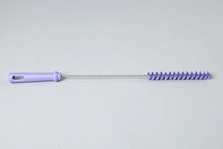 Ерш для чистки труб/бутылок средней жесткости, полиэстер - 20х150х500 мм., фиолетовый