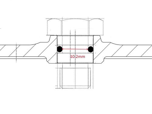 Болт M12X1,5 CH19 насоса BP, P, APS, IDS
