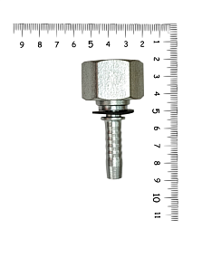 Фитинг (Г) 22х1,5 универсальный d=06 (гайка сталь)