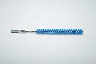 Ерш ручной с резьбой средней жесткости, полиэстер - 12х100х160 мм., синий