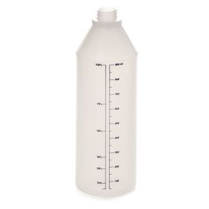 Бутылка пластиковая 1 л, прозрачная, с градуировкой до 900 мл