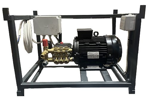 Стационарная мойка ZW 15/210 TS, 380 В, 5,5 кВт на раме с кнопкой 24 В