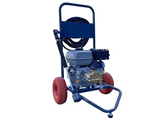 Мойка высокого давления Комета 9/150 AXD с бензиновым двигателем 6,5 л.с. на тележке 