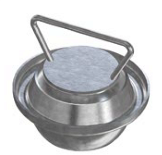 Заглушка с ручкой D120