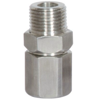 Поворотное устройство прямое (нерж); 1/2"ш-1/2"г, 250 бар